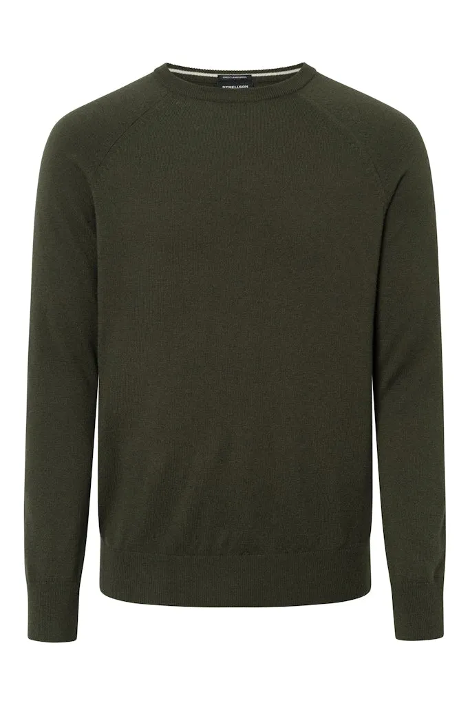 Strellson - Luka-RV, Woolen Jumper, Forest Green