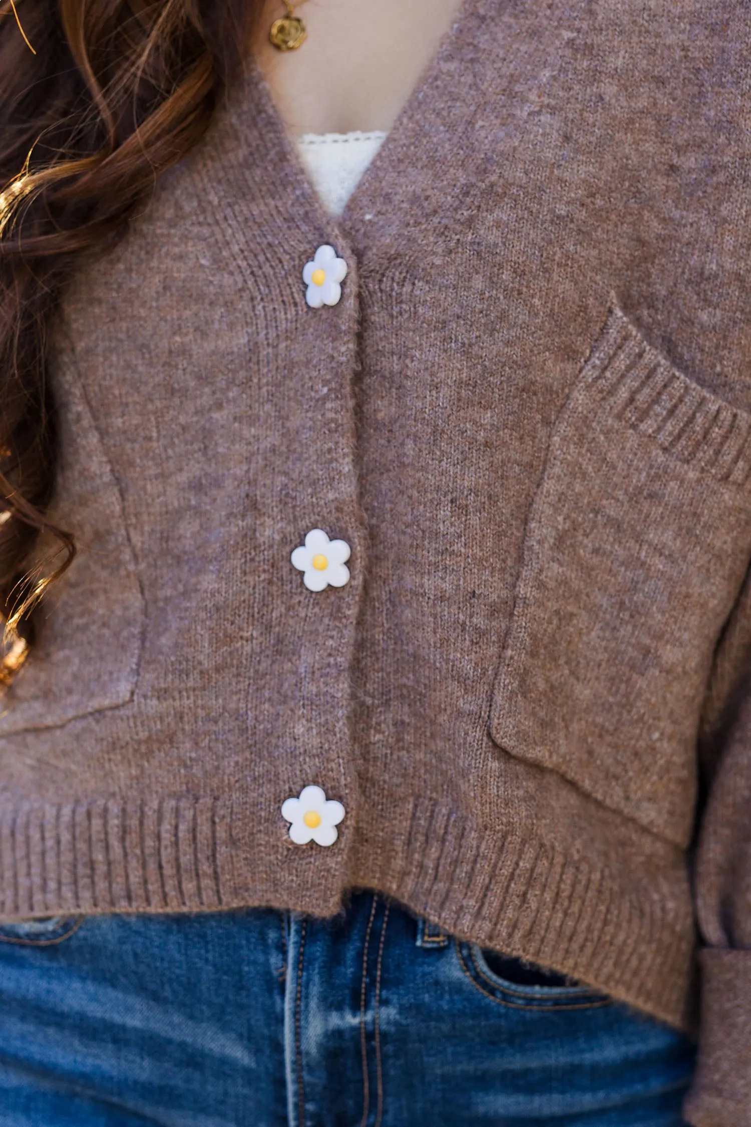 The Daisy Days Olive Cardigan