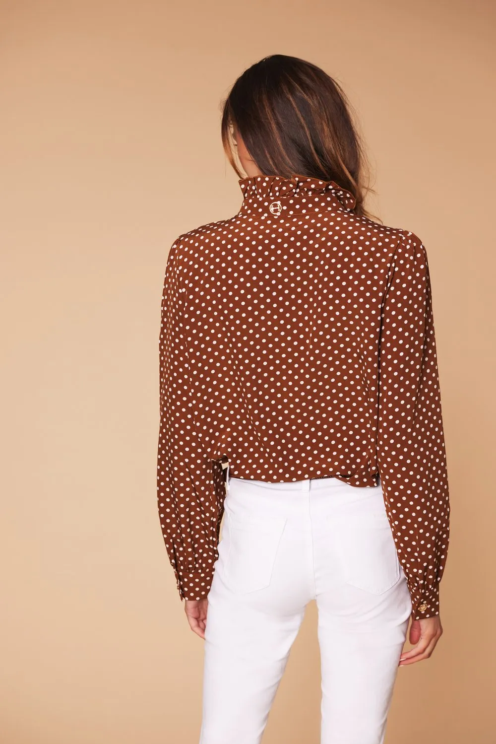 The Hurlingham Blouse Brown