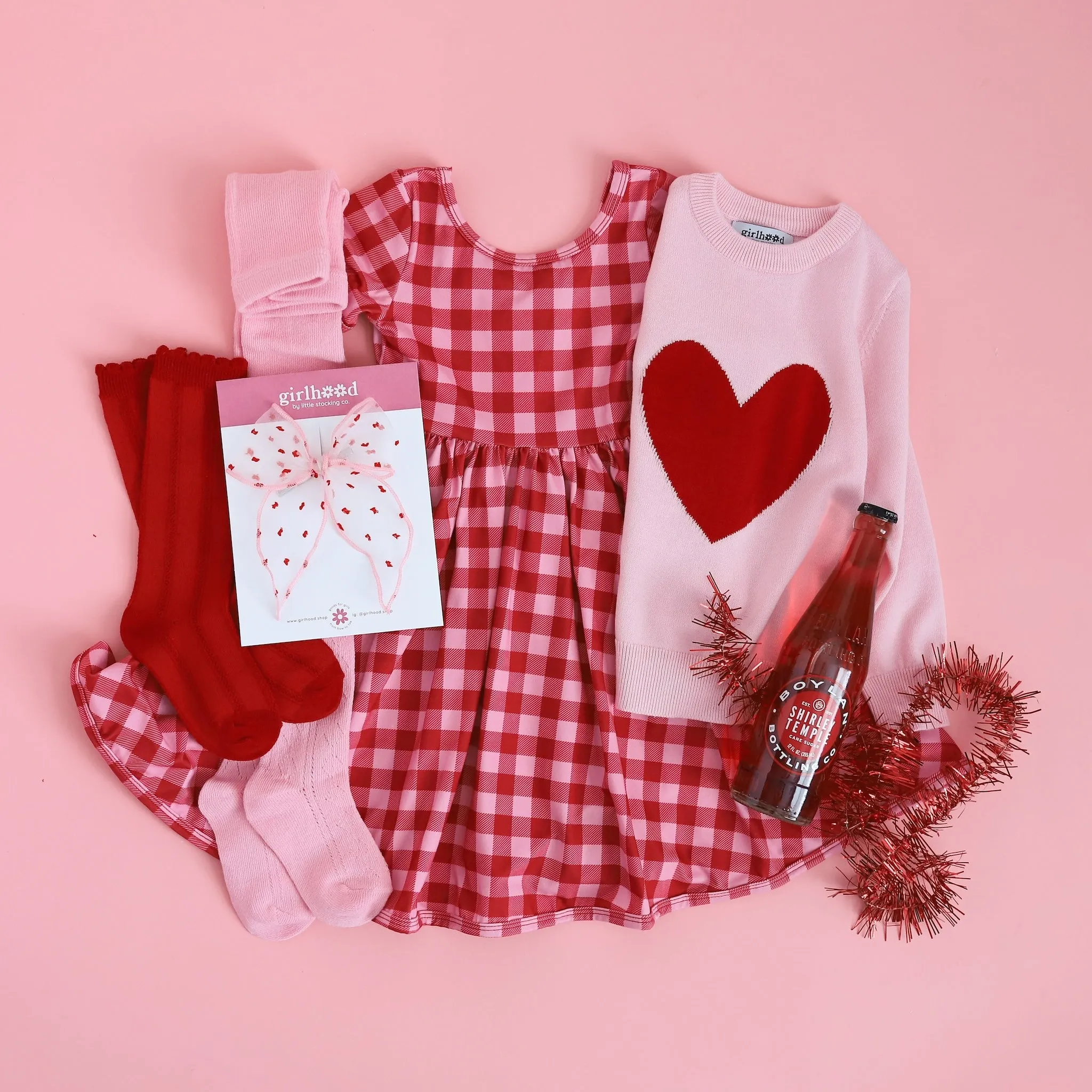 Valentine's Gingham Everyday Dress