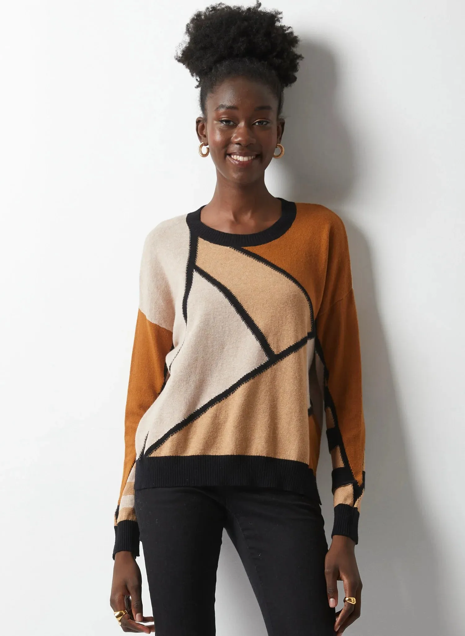 Women's Mosaic Intarsia Sweater