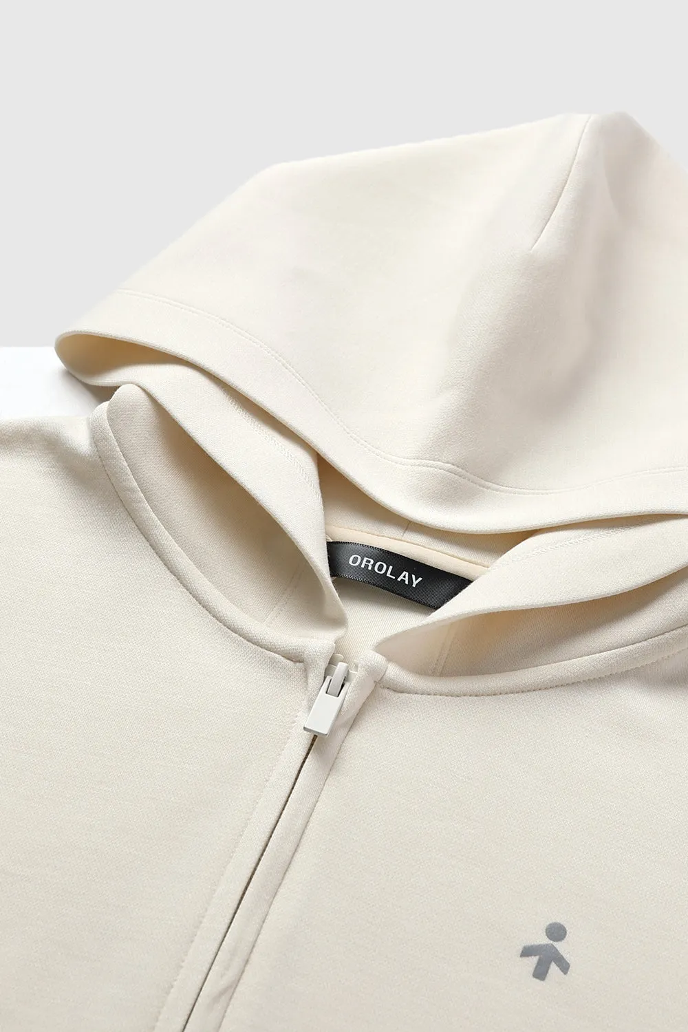 Zip-Up Cropped Hoodie